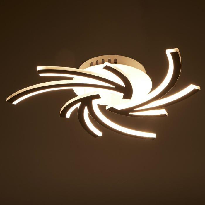 Люстра с ПДУ 59114/3 LED 72Вт 3000-6000К диммер белый 50х50х6 см BayerLux