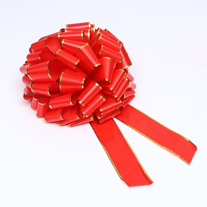 Бант-шар подарочный №7, красный Бант-шар подарочный №7, красный