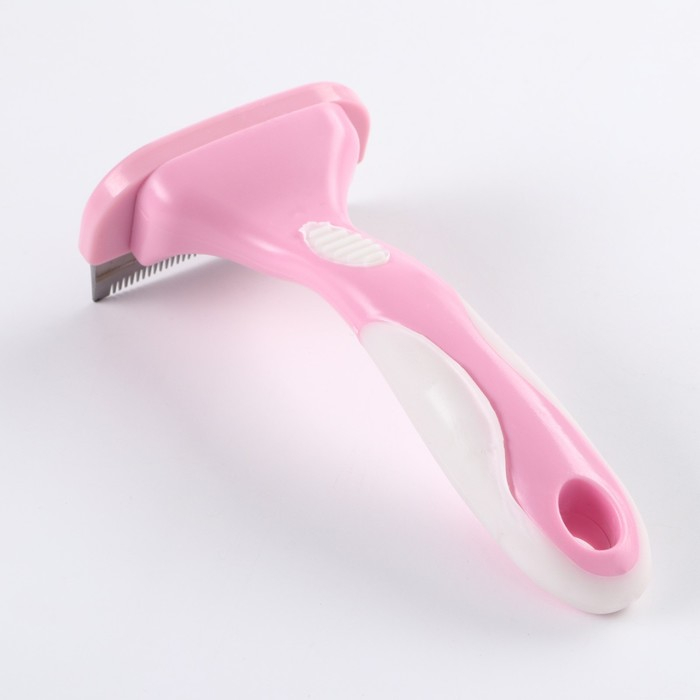 Дешеддер средний, лезвие шириной 6,5 см, розовый Дешеддер средний, лезвие шириной 6,5 см, розовый