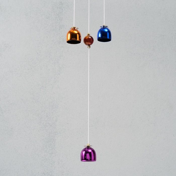 Музыка ветра металл Музыка ветра металл "Цветные колокольчики" 9 колокольчиков 64 см