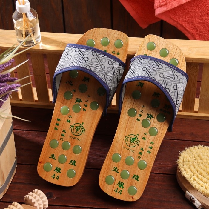 Тапочки массажные, нефритовые размер 44 Тапочки массажные, нефритовые размер 44