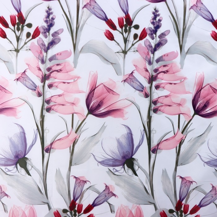 Штора для ванны Доляна «Нежность», 180×180 см Штора для ванны Доляна «Нежность», 180×180 см