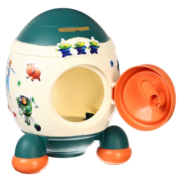 Копилка ракета с набором наклеек, 22,5 см х 18,5 см х 17,5 см,  Копилка ракета с набором наклеек, 22,5 см х 18,5 см х 17,5 см, "Игрушки", История игрушек