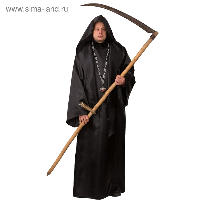 Карнавальный костюм «Смерть», рубашка, р. 50-52 Карнавальный костюм «Смерть», рубашка, р. 50-52