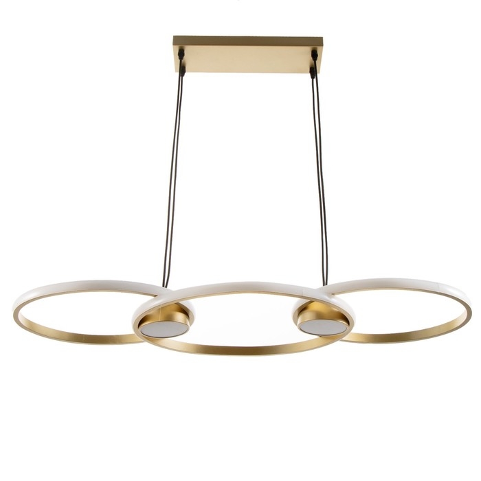 Люстра Ронделл LED 60Вт 3000К золото 89х35х100 см BayerLux