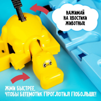 Настольная игра на скорость «Накорми Бобо», 4 бегемотика, 2-4 игрока, 3+