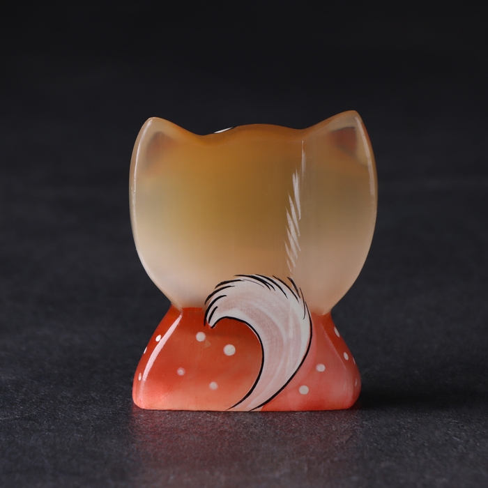 Сувенир Сувенир "Кошка с ромашкой", селенит