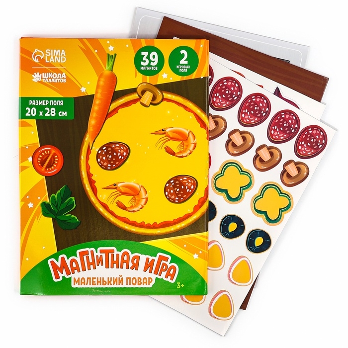 Магнитная игра Магнитная игра "Маленький повар" 28*20