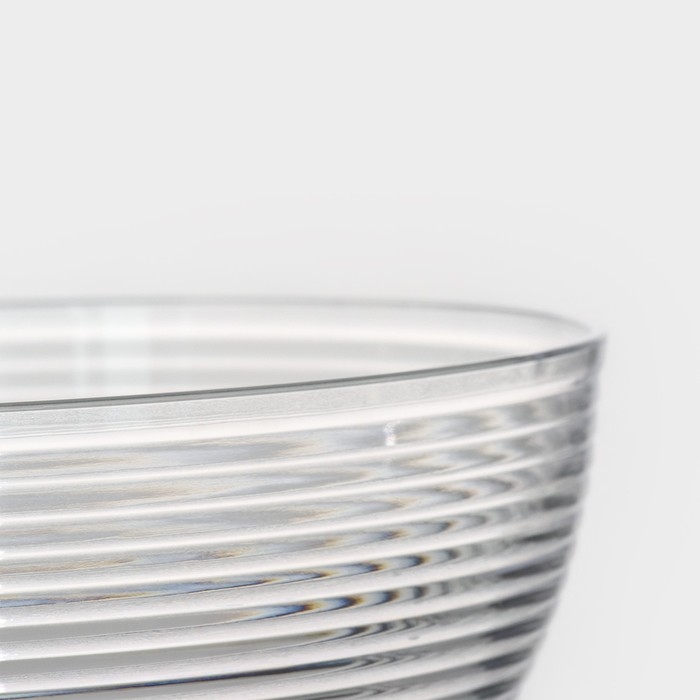 Салатник Доляна «Шарм», d=19,5 см, высота 9,3 см, 1,7л, цвет прозрачный Салатник Доляна «Шарм», d=19,5 см, высота 9,3 см, 1,7л, цвет прозрачный