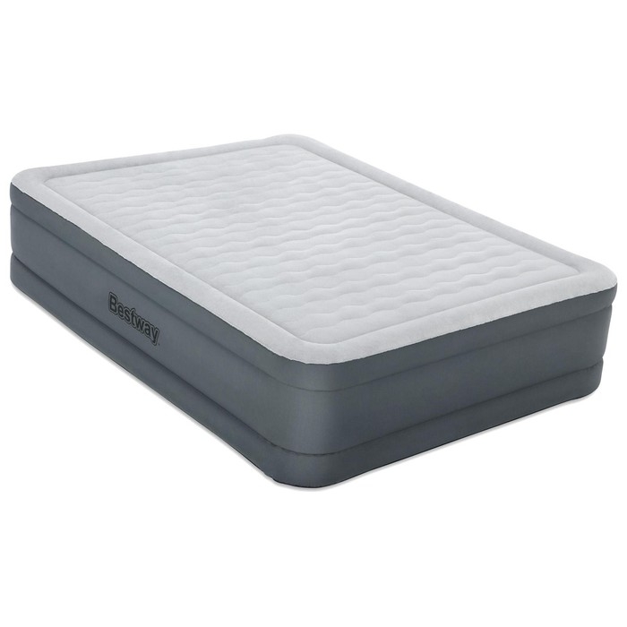 Кровать надувная Fortech, 203 x 152 x 46 см, со встроенным электронасосом, 69075 Bestway Кровать надувная Fortech, 203 x 152 x 46 см, со встроенным электронасосом, 69075 Bestway