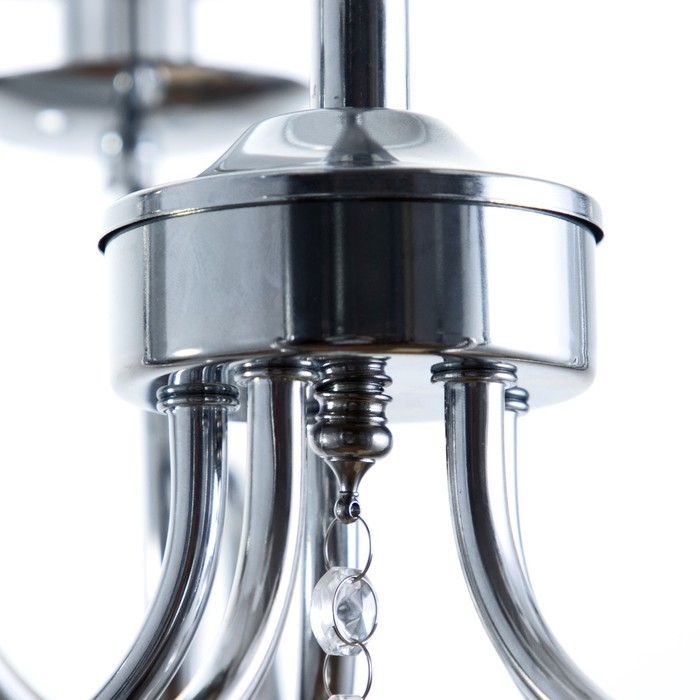 Люстра Люстра "Муза" 5хЕ27 40т хром 58х58х40 см BayerLux