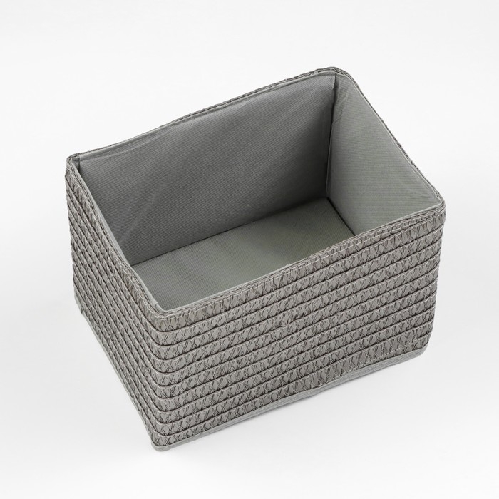 Короб для хранения складной, 250 х 190 х 170 мм, серый Короб для хранения складной, 250 х 190 х 170 мм, серый