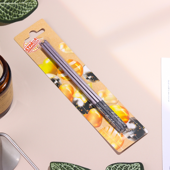 Набор свечей в торт, 6 штук Набор свечей в торт, 6 штук "Лавандовый металлик", 15 см