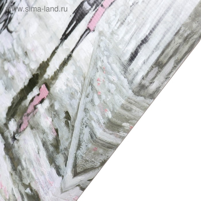 Картина-холст на подрамнике Картина-холст на подрамнике "Любовь в Париже" 60х100 см МИКС