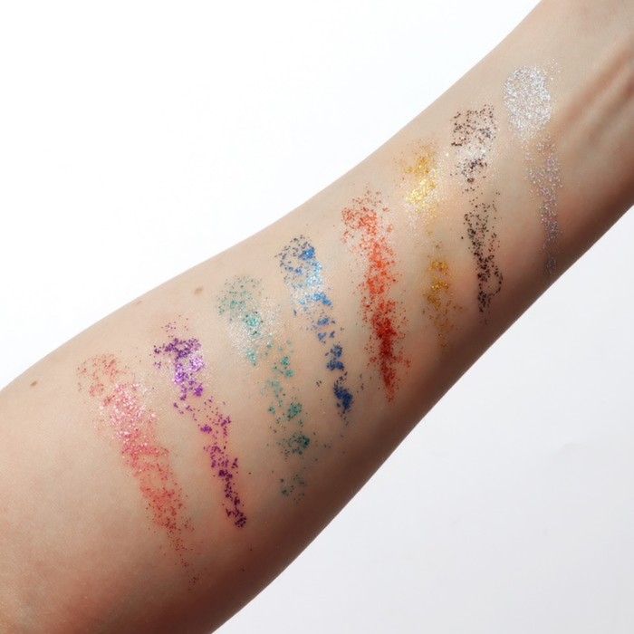 Набор детский 4 предмета: клипсы, кольцо, браслет, глиттер «Единорожек», цветной Набор детский 4 предмета: клипсы, кольцо, браслет, глиттер «Единорожек», цветной