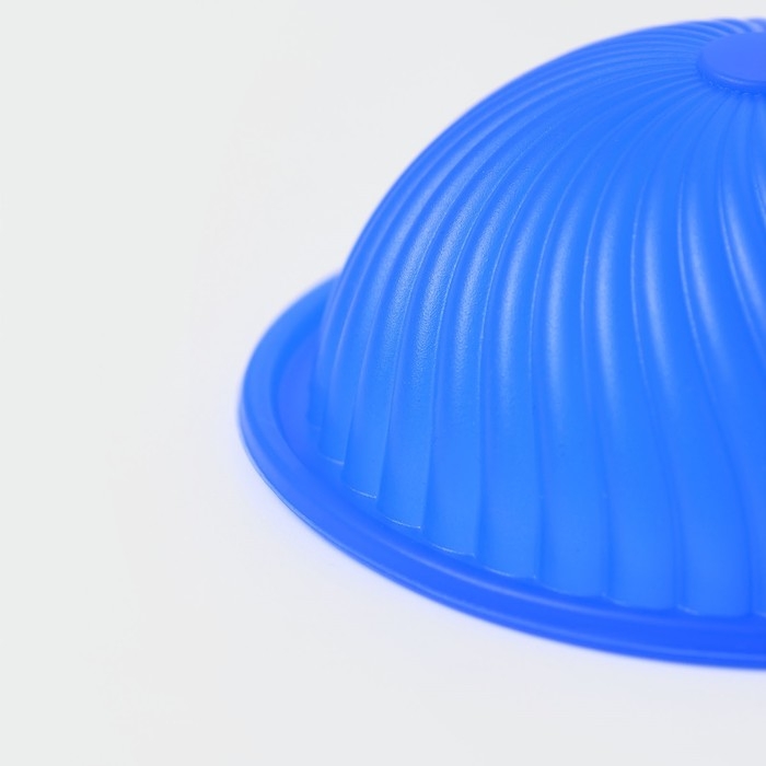 Форма для выпечки «Купол», 25×16×3,5 см, 6 ячеек (d=7 см), цвет МИКС Форма для выпечки «Купол», 25×16×3,5 см, 6 ячеек (d=7 см), цвет МИКС