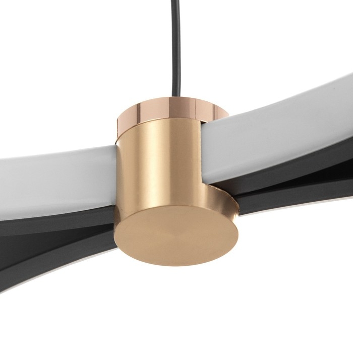 Светильник Светильник "Ланас" LED 150Вт чёрно-золотой 86х70х3,3 см BayerLux