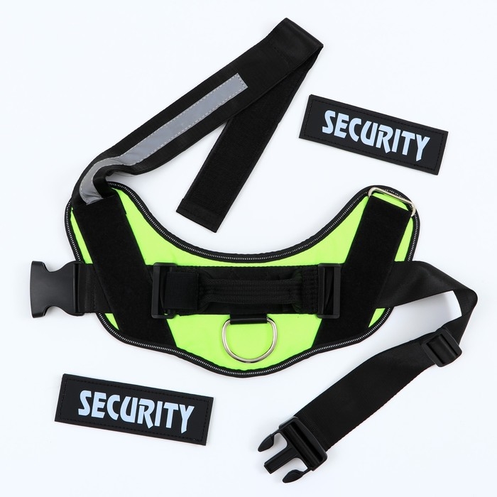 Шлейка К9 мягкая светоотражающая, размер L, ОГ 68-80 см, вес 17,5-32,5 см, зелёная Шлейка К9 мягкая светоотражающая, размер L, ОГ 68-80 см, вес 17,5-32,5 см, зелёная