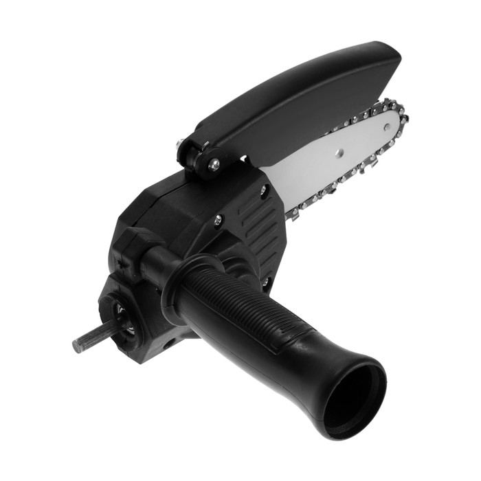 Насадка для дрели ТУНДРА, цепная пила, 100 мм, 1/4 Насадка для дрели ТУНДРА, цепная пила, 100 мм, 1/4", 28 звеньев, 14 зубьев, круглый зуб