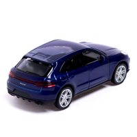 Машина металлическая PORSCHE MACAN S, 1:32, открываются двери, инерция, цвет синий