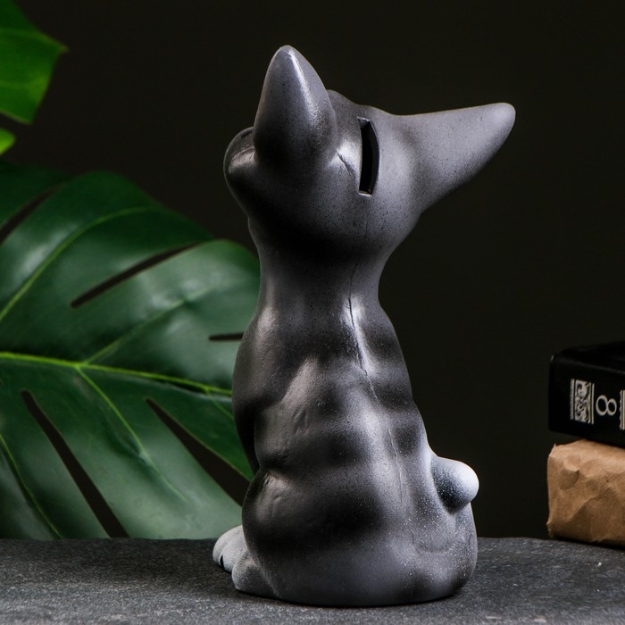 Копилка Копилка "Кот Оскар" серый, 22см