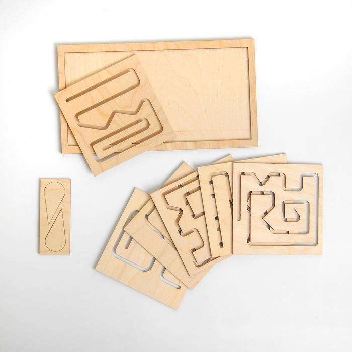 Развивающая игрушка нейротренажер для детей &laquo;Межполушарная доска. Лабиринты&raquo;