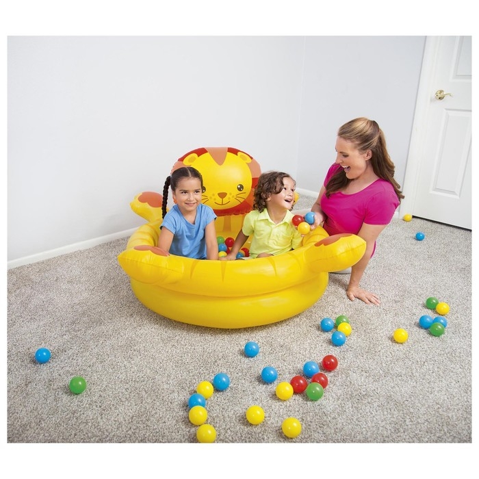 Бассейн надувной «Лев», 111 x 98 x 61,5 см, с мячами, 52261 Bestway Бассейн надувной «Лев», 111 x 98 x 61,5 см, с мячами, 52261 Bestway