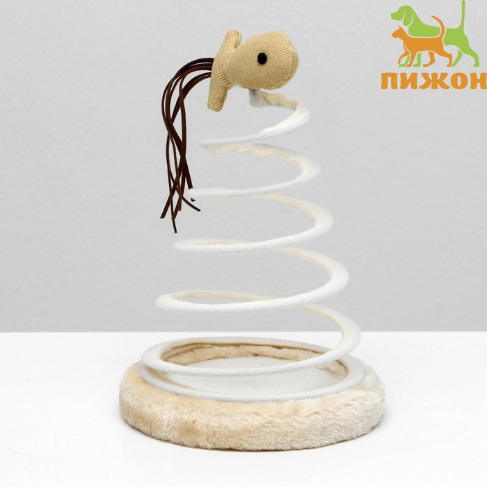 Игрушка-дразнилка для кошек  Игрушка-дразнилка для кошек "Игрушка на спирали"