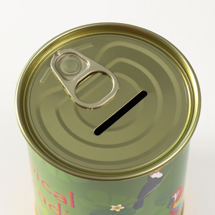 Копилка-банка металл Копилка-банка металл "Tropical paradise"