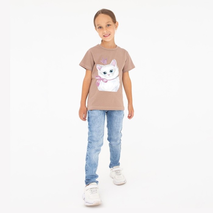 Термотрансфер с блёстками «Кошка принцесса», 15 × 20 см Термотрансфер с блёстками «Кошка принцесса», 15 × 20 см