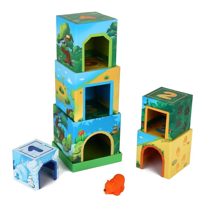 Настольная игра «Умные кубики. Изучаем животных», 1+ Настольная игра «Умные кубики. Изучаем животных», 1+