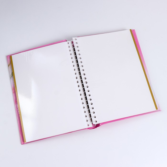 Фотоальбом магнитный 20 листов  Фотоальбом магнитный 20 листов "Цветы" МИКС