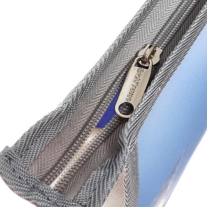 Папка А4+, 330 x 245 х 45 мм, молния сверху, ErichKrause Папка А4+, 330 x 245 х 45 мм, молния сверху, ErichKrause "Matt Pastel Bloom", 600 мкм, тиснение "песок", микс