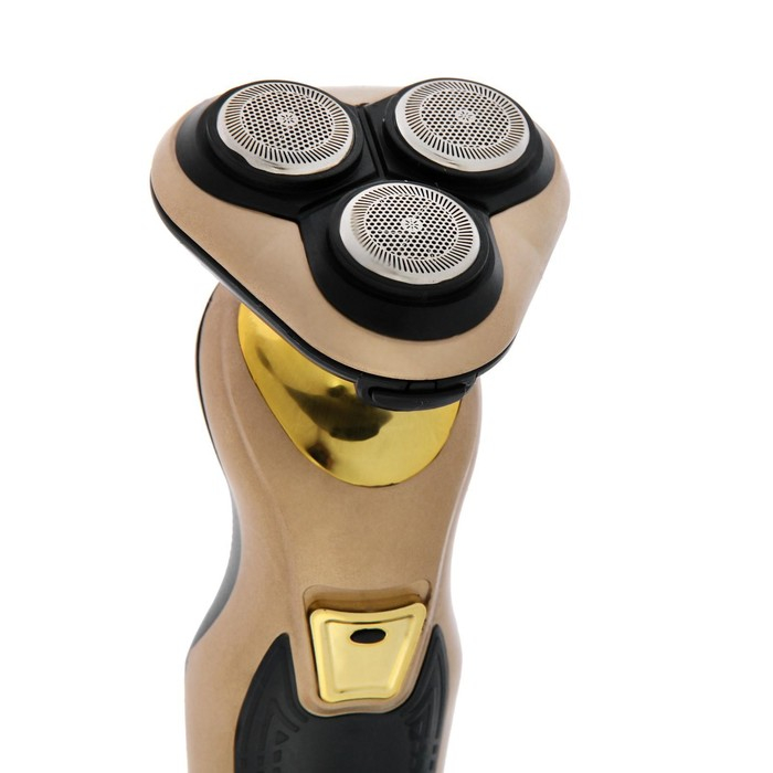 Электробритва Luazon LBR-10, 3 Вт, роторная, 3 головки, сухое бритьё, триммер, от АКБ/220 В Электробритва Luazon LBR-10, 3 Вт, роторная, 3 головки, сухое бритьё, триммер, от АКБ/220 В