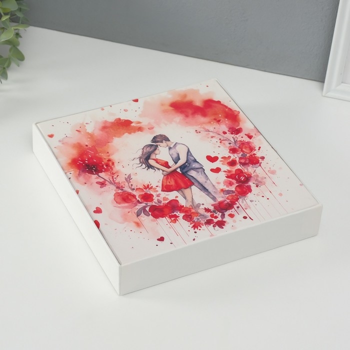 Фотоальбом на 100 фото кожзам 10х15 см Фотоальбом на 100 фото кожзам 10х15 см "Тайна любви" в коробке 4х22х23 см