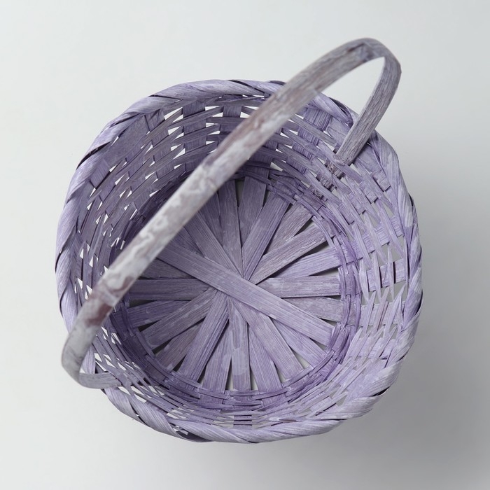 Набор корзин, 19х7,5х9,5/31 см, 22х9х11/34 см, 24х9х11,5/35 см, 3 шт, фиолетовые, бамбук Набор корзин, 19х7,5х9,5/31 см, 22х9х11/34 см, 24х9х11,5/35 см, 3 шт, фиолетовые, бамбук