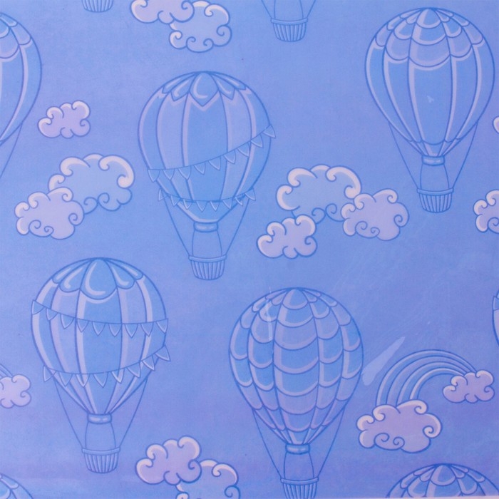 Клеёнка настольная для занятий творчеством, 50 х 70 см, Юнландия Клеёнка настольная для занятий творчеством, 50 х 70 см, Юнландия "Воздушный шар", ПВХ