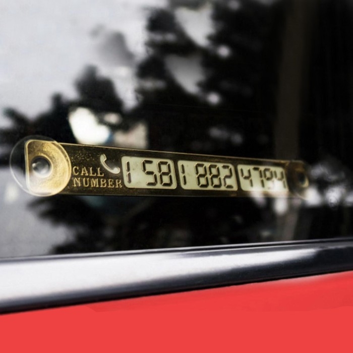 Табличка для номера телефона TORSO, золотистый Табличка для номера телефона TORSO, золотистый