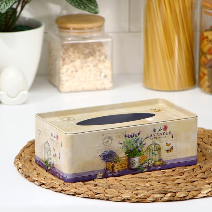 Подставка для салфеток «Лаванда», 21,5×12×7,2 см Подставка для салфеток «Лаванда», 21,5×12×7,2 см