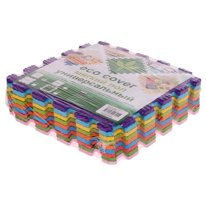 Мягкий пол универсальный, 33 × 33 см, цвета ассорти Мягкий пол универсальный, 33 × 33 см, цвета ассорти