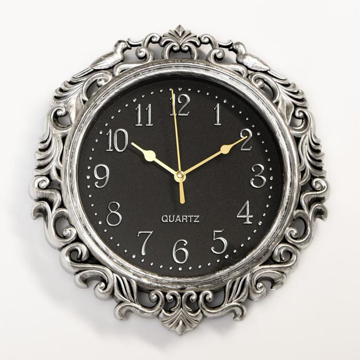 Часы настенные, серия: Интерьер, Часы настенные, серия: Интерьер, "Котаж", дискретный ход, d-17 см, 27 х 26 см