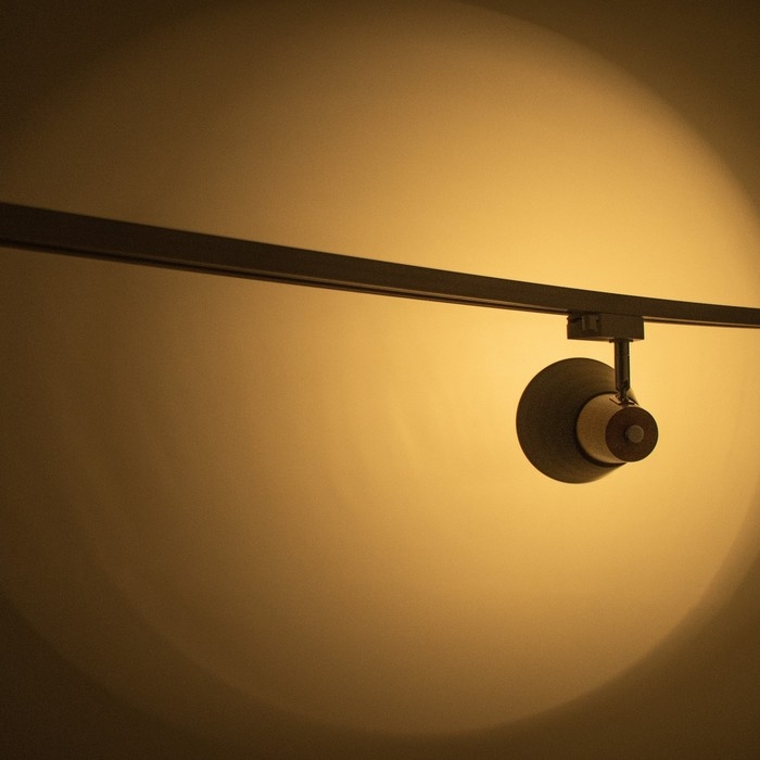 Светильник трековый Светильник трековый "Паулина" Е27 40Вт серый 16х12х18см