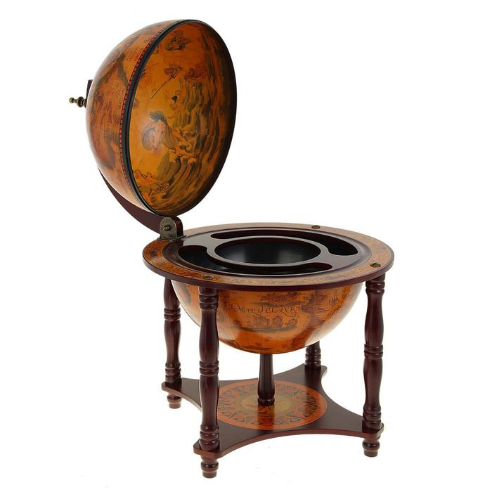 Глобус-бар декоративный, на подставке 57х42х42 см Глобус-бар декоративный, на подставке 57х42х42 см