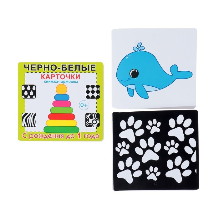 Набор карточек  Набор карточек "Книжка-гармошка" пирамидка, 17х17 см