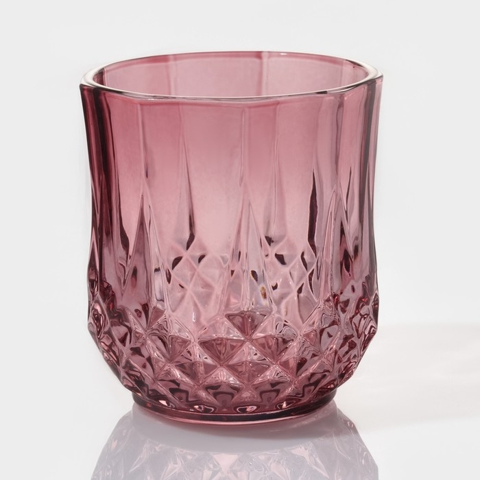 Набор стаканов стеклянных «Стич», 200 мл, 6 шт, цвет розовый Набор стаканов стеклянных «Стич», 200 мл, 6 шт, цвет розовый
