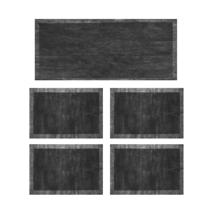 Коврики влаговпитывающие Grand Caratt, 4 шт 40 х 60 см, 1 шт 60 х 120 см, водонепроницаемые, набор 5 шт Коврики влаговпитывающие Grand Caratt, 4 шт 40 х 60 см, 1 шт 60 х 120 см, водонепроницаемые, набор 5 шт