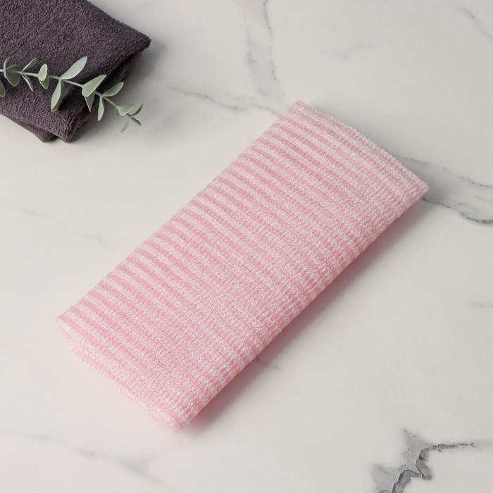 Мочалка для тела Доляна «Японская», 90 см, в полоску, цвет МИКС Мочалка для тела Доляна «Японская», 90 см, в полоску, цвет МИКС