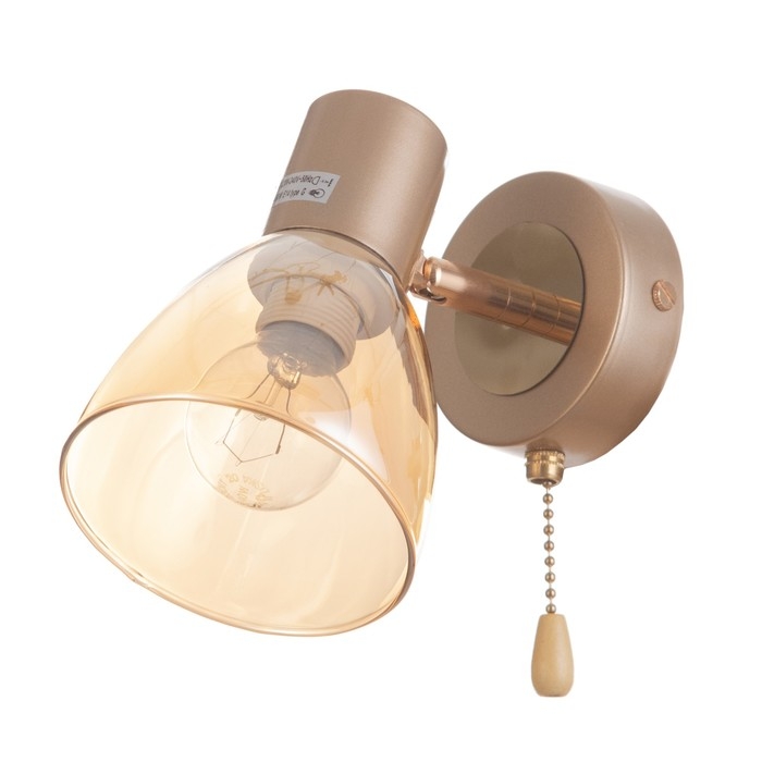 Бра "Джуди" 1х60Вт Е14 Золото 21х10х19см