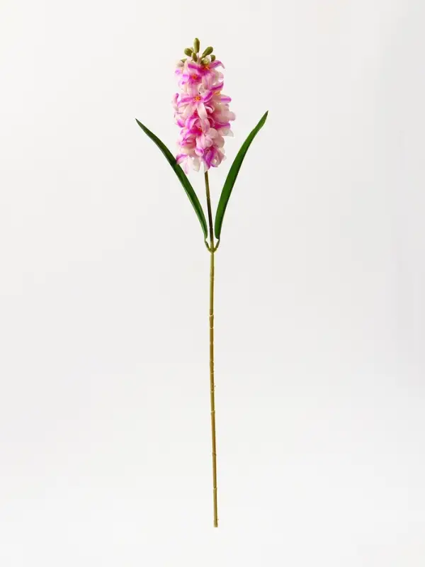 Цветы искусственные &laquo;Гиацинт галант&raquo;, 66&times;5 см, бело-сиреневые