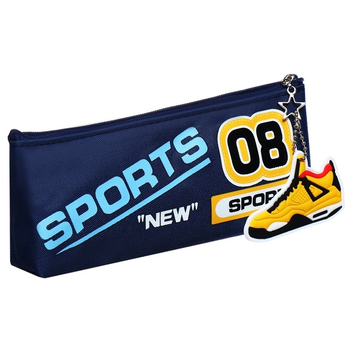 Пенал школьный на молнии Пенал школьный на молнии "Спорт", микс